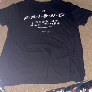 Black friends shirt large